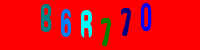 Blue Captcha Image
