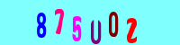 Blue Captcha Image