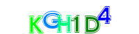 Blue Captcha Image
