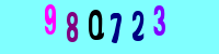 Blue Captcha Image