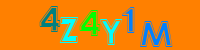 Blue Captcha Image