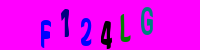 Blue Captcha Image