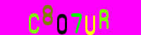 Blue Captcha Image
