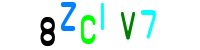Blue Captcha Image