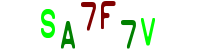 Blue Captcha Image