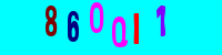 Blue Captcha Image
