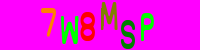 Blue Captcha Image