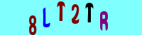 Blue Captcha Image
