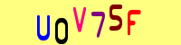 Blue Captcha Image