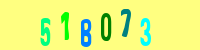 Blue Captcha Image