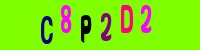 Blue Captcha Image